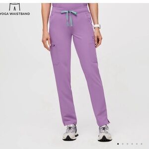 Figs XS Tall Lilac Dawn scrub pants